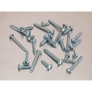Self Tapping Screw Assortment 305pc Pan Head Pozi Zinc DIN 7981CZ | Pipe Manufacturers Ltd..