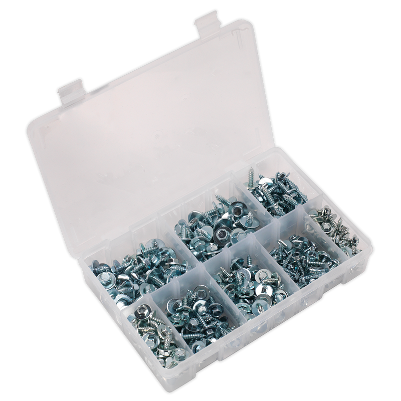 Acme Screw with Captive Washer Assortment 300pc Zinc BS 4174CZ | Pipe Manufacturers Ltd..