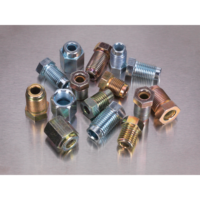 Brake Pipe Nut Assortment 200pc - Metric & Imperial | Pipe Manufacturers Ltd..