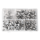 Threaded Insert (Rivet Nut) Assortment 200pc M4-M8 Splined Metric | Pipe Manufacturers Ltd..