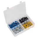 Numberplate Screw Assortment 200pc 4.8mm x 18mm Plastic Enclosed Head | Pipe Manufacturers Ltd..