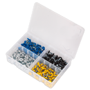 Numberplate Screw Assortment 200pc 4.8mm x 18mm Plastic Enclosed Head | Pipe Manufacturers Ltd..