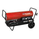 Space Warmer¨ Paraffin/Kerosene/Diesel Heater 215,000Btu/hr with Wheels | Pipe Manufacturers Ltd..