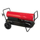 Space Warmer¨ Paraffin/Kerosene/Diesel Heater 215,000Btu/hr with Wheels | Pipe Manufacturers Ltd..