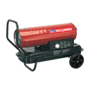 Space Warmer¨ Paraffin/Kerosene/Diesel Heater 70,000Btu/hr with Wheels | Pipe Manufacturers Ltd..