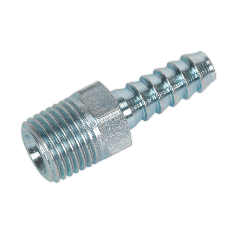 Screwed Tailpiece Male 1/4"BSPT - 1/4" Hose Pack of 5 | Pipe Manufacturers Ltd..