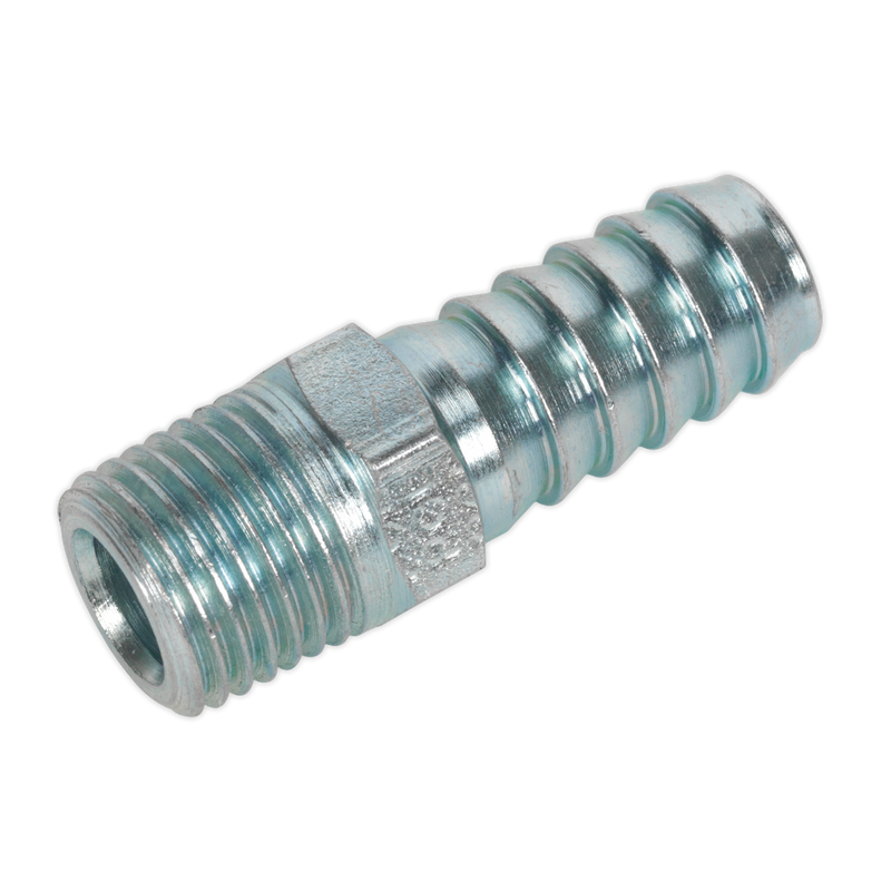 Screwed Tailpiece Male 1/4"BSPT - 3/8" Hose Pack of 5 | Pipe Manufacturers Ltd..