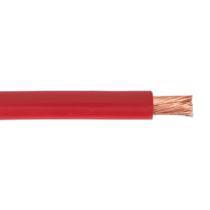 Automotive Starter Cable 196/0.40mm 25mm_ 170A 10m Red | Pipe Manufacturers Ltd..