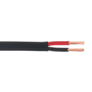Automotive Cable Thick Wall Flat Twin 2 x 2mm_ 28/0.30mm 30m Black | Pipe Manufacturers Ltd..
