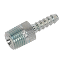 Screwed Tailpiece Male 1/4"BSPT - 3/16" Hose Pack of 5 | Pipe Manufacturers Ltd..