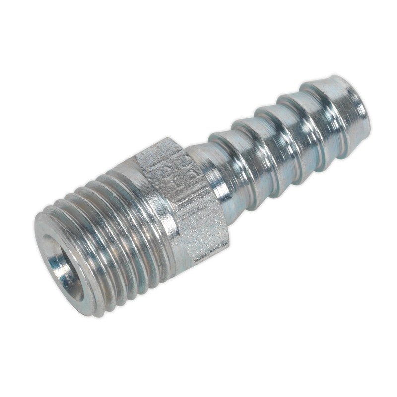 Screwed Tailpiece Male 1/4"BSPT - 5/16" Hose Pack of 5 | Pipe Manufacturers Ltd..