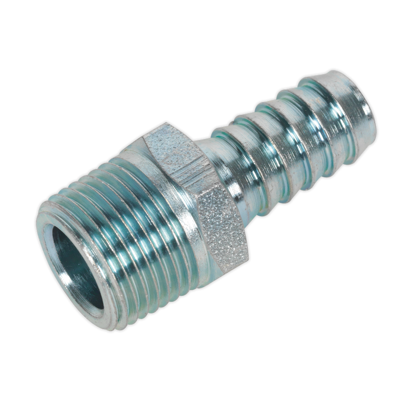 Screwed Tailpiece Male 3/8"BSPT - 3/8" Hose Pack of 5 | Pipe Manufacturers Ltd..