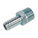 Screwed Tailpiece Male 3/8"BSPT - 3/8" Hose Pack of 5 | Pipe Manufacturers Ltd..