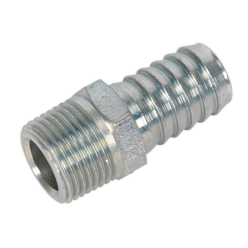 Screwed Tailpiece Male 3/8"BSPT - 1/2" Hose Pack of 5 | Pipe Manufacturers Ltd..