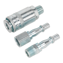 Air Tool Coupling Kit 3pc 1/4"BSP | Pipe Manufacturers Ltd..