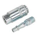 Air Tool Coupling Kit 2pc 1/4"BSP | Pipe Manufacturers Ltd..