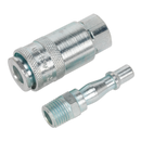 Air Tool Coupling Kit 2pc 1/4"BSP | Pipe Manufacturers Ltd..