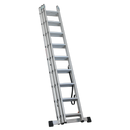 Aluminium Extension Combination Ladder 3x9 EN 131 | Pipe Manufacturers Ltd..