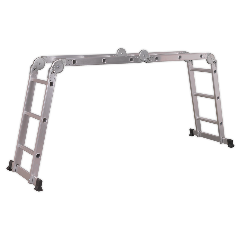 Aluminium Folding Platform Ladder 4-Way EN 131 | Pipe Manufacturers Ltd..
