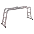 Aluminium Folding Platform Ladder 4-Way EN 131 | Pipe Manufacturers Ltd..