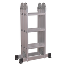 Aluminium Folding Platform Ladder 4-Way EN 131 | Pipe Manufacturers Ltd..