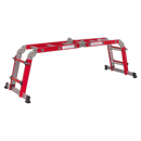 Aluminium Multipurpose Ladder EN 131 Adjustable Height | Pipe Manufacturers Ltd..