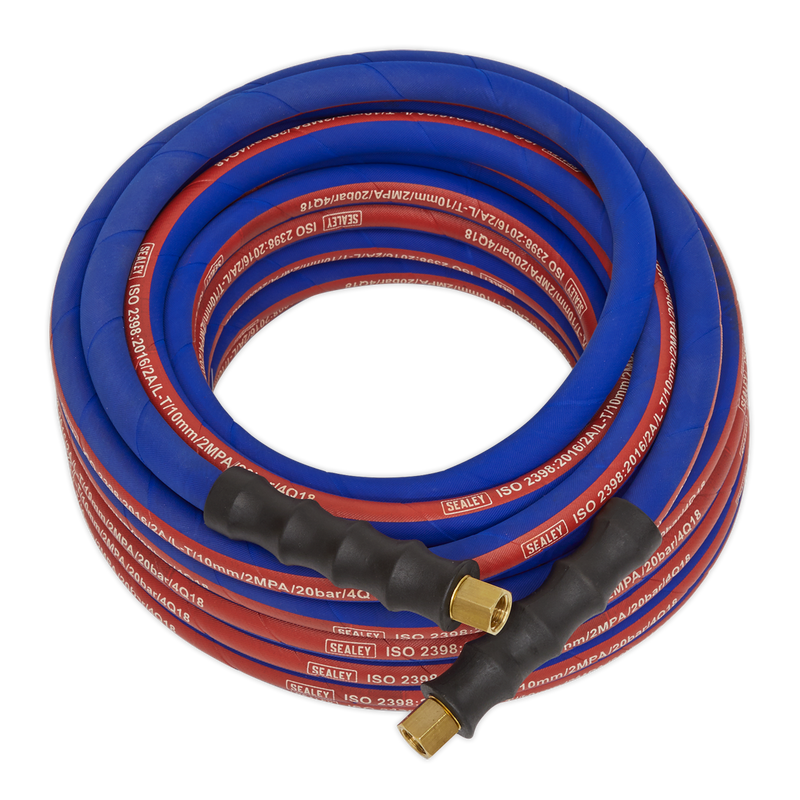 Air Hose 10m x ¯8mm with 1/4"BSP Unions Extra-Heavy-Duty | Pipe Manufacturers Ltd..