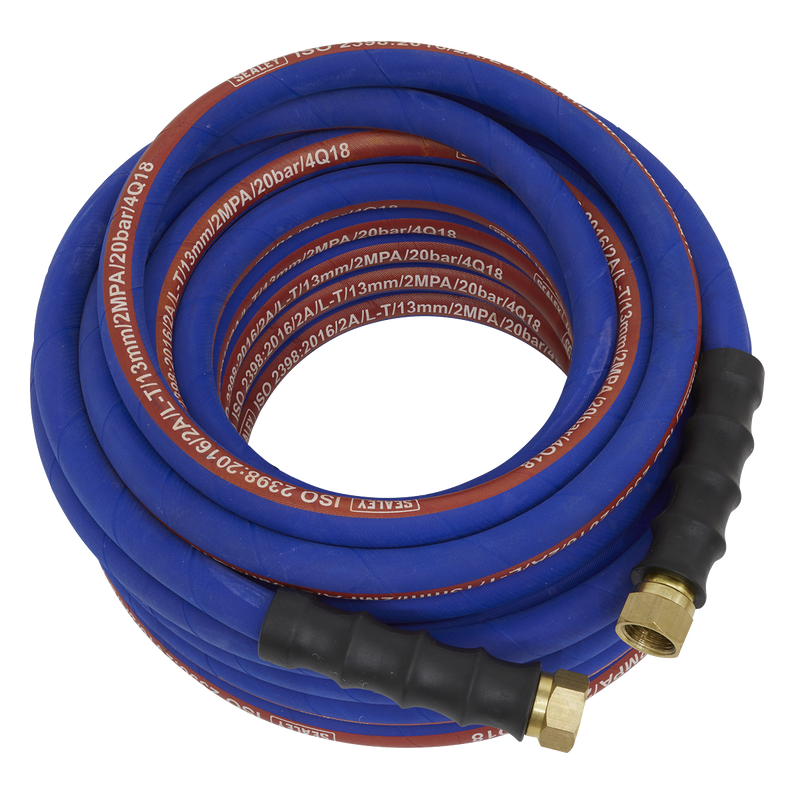 Air Hose 15m x ¯13mm with 1/2"BSP Unions Extra-Heavy-Duty | Pipe Manufacturers Ltd..