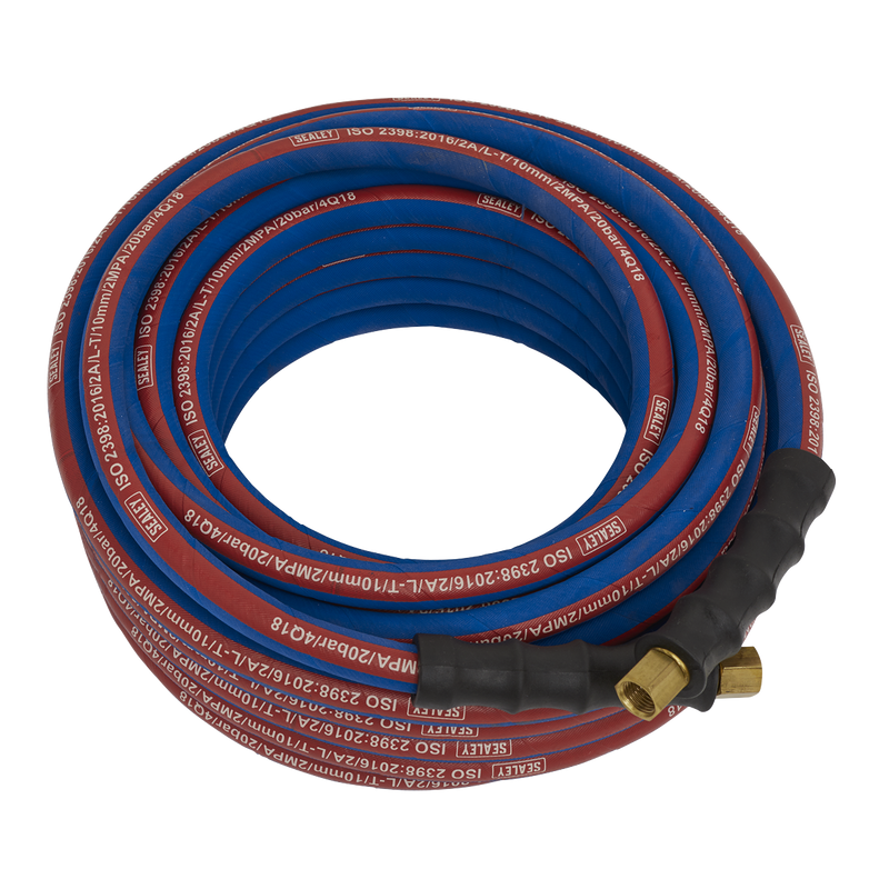 Air Hose 15m x ¯10mm with 1/4"BSP Unions Extra-Heavy-Duty | Pipe Manufacturers Ltd..