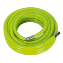 Air Hose High Visibility 10m x ¯10mm with 1/4"BSP Unions | Pipe Manufacturers Ltd..