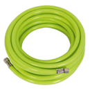 Air Hose High Visibility 10m x ¯8mm with 1/4"BSP Unions | Pipe Manufacturers Ltd..