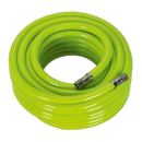 Air Hose High Visibility 15m x ¯10mm with 1/4"BSP Unions | Pipe Manufacturers Ltd..