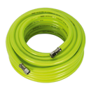 Air Hose High Visibility 15m x ¯8mm with 1/4"BSP Unions | Pipe Manufacturers Ltd..