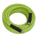 Air Hose 10m x ¯8mm Hybrid High Visibility with 1/4"BSP Unions | Pipe Manufacturers Ltd..