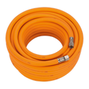 Air Hose 15m x ¯8mm Hybrid High Visibility with 1/4"BSP Unions | Pipe Manufacturers Ltd..