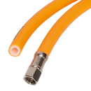 Air Hose 5m x ¯8mm Hybrid High Visibility with 1/4"BSP Unions | Pipe Manufacturers Ltd..