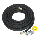 Air Hose Kit 15m x ¯13mm High Flow with 100 Series Adaptors | Pipe Manufacturers Ltd..