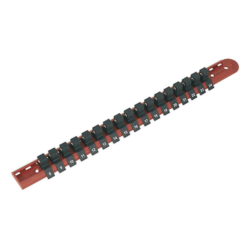 Socket Retaining Rail with 17 Clips 1/2"Sq Drive | Pipe Manufacturers Ltd..
