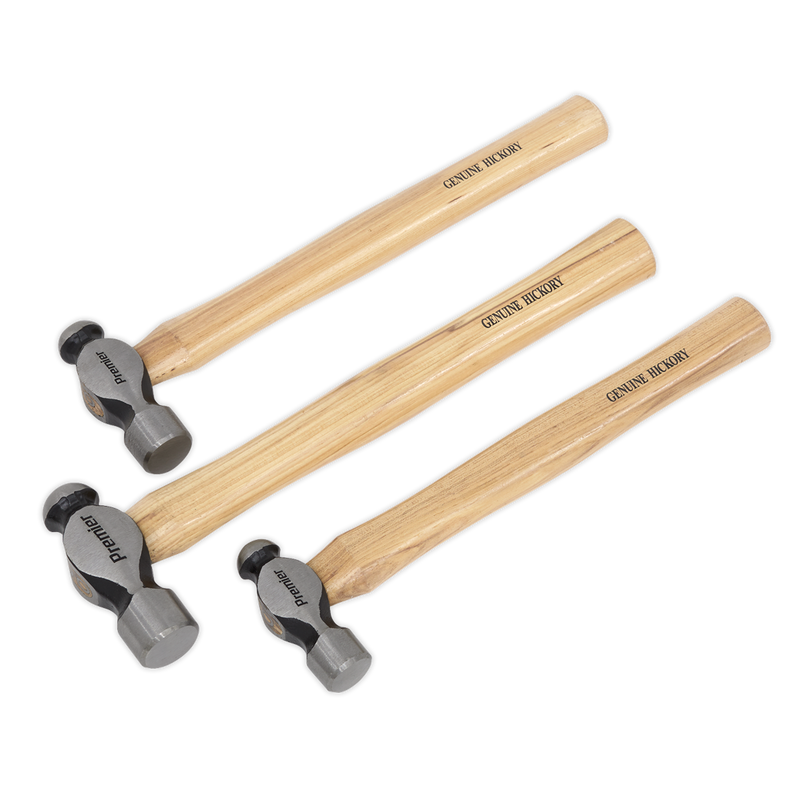 Ball Pein Hammer Set 3pc Hickory Shaft | Pipe Manufacturers Ltd..