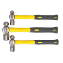 Ball Pein Hammer Set 3pc with Fibreglass Shaft | Pipe Manufacturers Ltd..