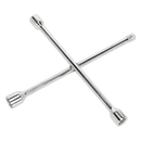 Wheel Brace 4-Way 1/2"Sq Drive + 17, 19, 21mm | Pipe Manufacturers Ltd..