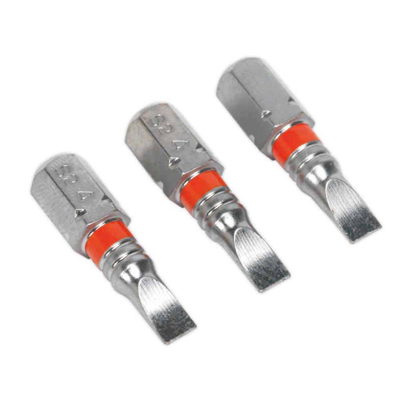 Power Tool Bit Slotted Colour-Coded Pack of 3 | Pipe Manufacturers Ltd..