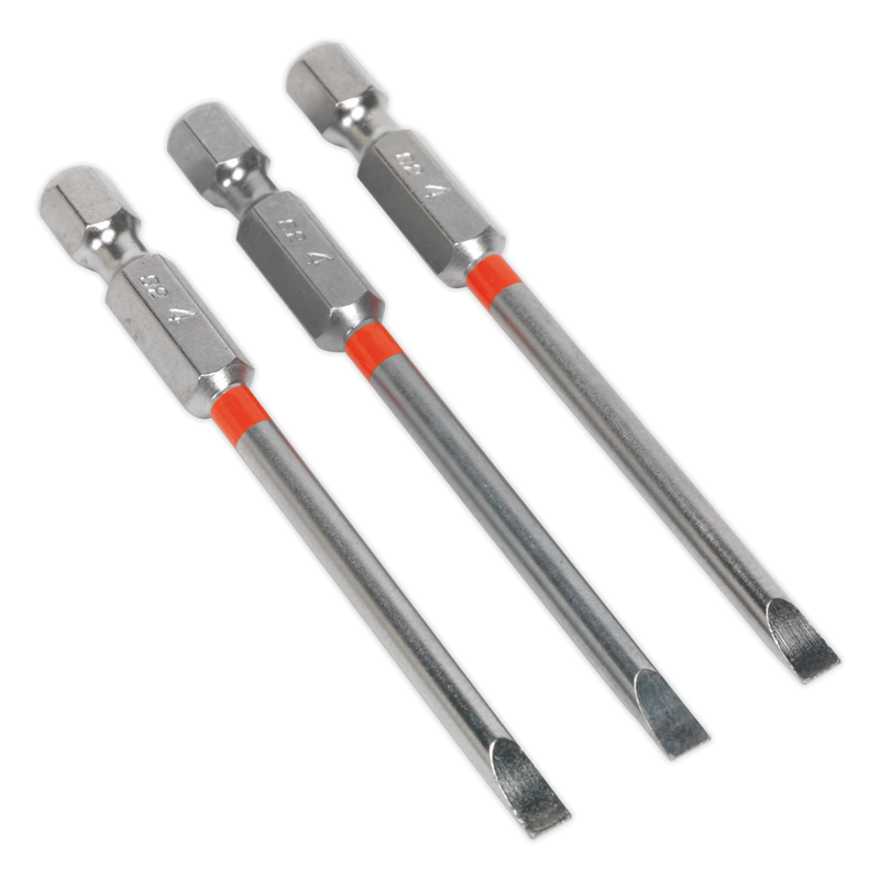 Power Tool Bit Slotted Colour-Coded Pack of 3 | Pipe Manufacturers Ltd..