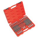 TRX-Star/Spline/Hex/Ribe Socket Bit Set 22pc 1/2"Sq Drive 200mm | Pipe Manufacturers Ltd..
