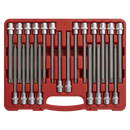 TRX-Star/Spline/Hex/Ribe Socket Bit Set 22pc 1/2"Sq Drive 200mm | Pipe Manufacturers Ltd..