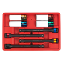 Torque Stick & Aluminium Wheel Impact Socket Set 8pc 1/2"Sq Drive | Pipe Manufacturers Ltd..