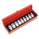 TRX-Star* Female Socket Set 9pc 1/2"Sq Drive E10-E24 | Pipe Manufacturers Ltd..