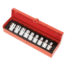 TRX-Star* Female Socket Set 9pc 1/2"Sq Drive E10-E24 | Pipe Manufacturers Ltd..
