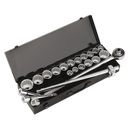 Socket Set 22pc 3/4"Sq Drive 12pt WallDrive¨ - DuoMetric¨ | Pipe Manufacturers Ltd..