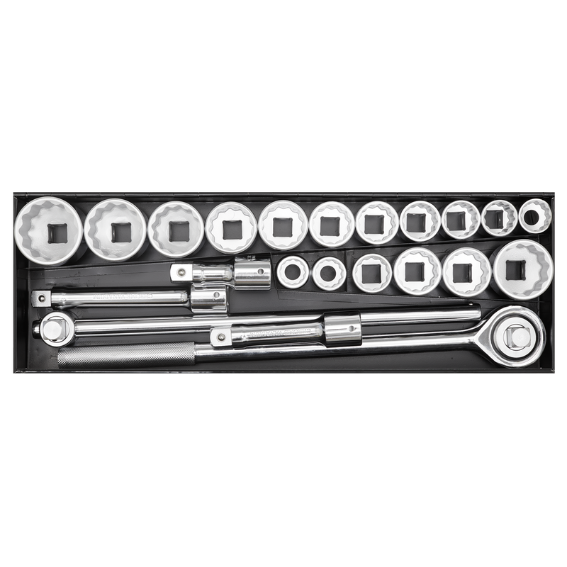 Socket Set 22pc 3/4"Sq Drive 12pt WallDrive¨ - DuoMetric¨ | Pipe Manufacturers Ltd..